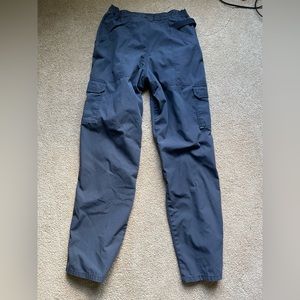 5.11 Tactical Mens Navy Blue Utility Pocket Straight Leg Cargo Pants Size 32x34